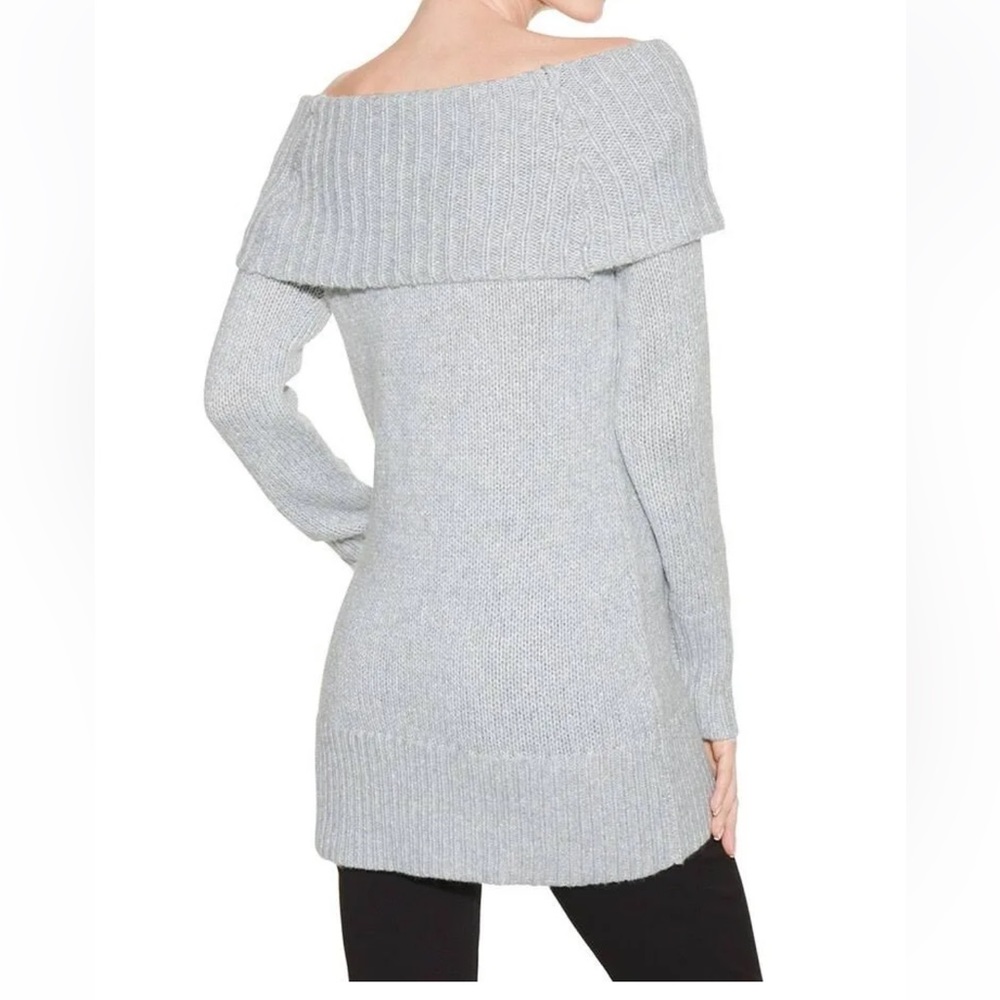 Whbm Fold-Over Cozy Shine
Pullover Sweater • Size Small